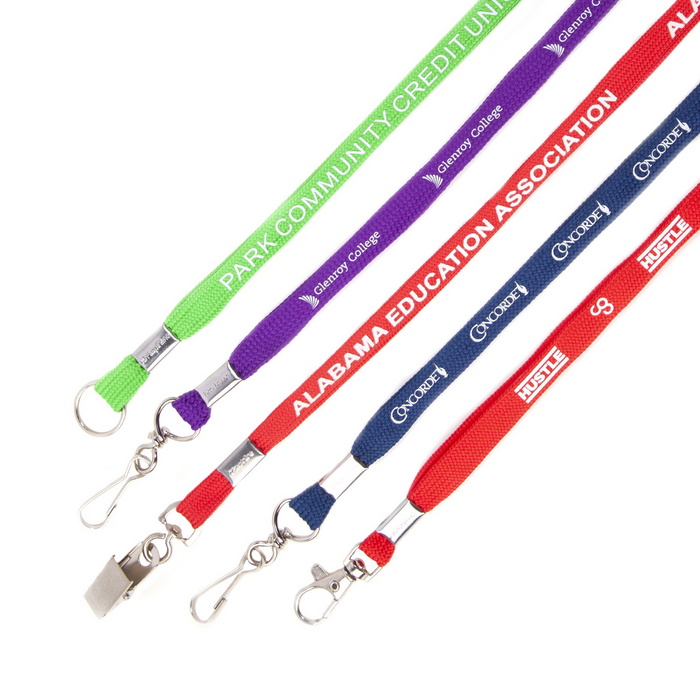 ''SDP3817351 Tube Polyester 3/8'''' LANYARDs with Custom Imprint''